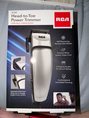 Never Used RCA Head-to-Toe Power Trimmer - Silver
